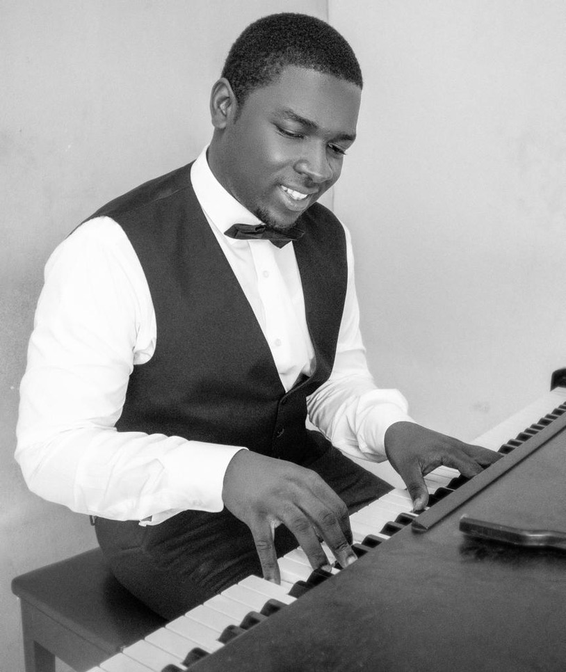 Christian George at the piano
